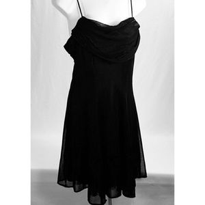 Party Dress Black Emerald Shimmer Green